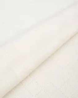 Купить Ткань Джерси молочного цвета из вискозы Трикотаж жаккард меланж арт. ТДЖ-474-1-23380.029 оптом в Караганде