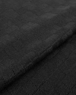 Купить Джерси для одежды черного цвета Трикотаж жаккард меланж арт. ТДЖ-474-2-23380.030 оптом в Череповце