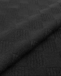 Купить Джерси для одежды черного цвета Трикотаж жаккард меланж арт. ТДЖ-475-3-23380.035 оптом в Череповце