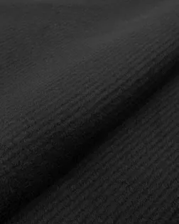Купить Пальтовые ткани черного цвета Пальтовый жаккард на трикотаже арт. ПТ-266-5-23857.005 оптом в Череповце