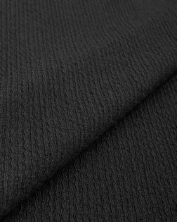 Купить Джерси для одежды черного цвета Трикотаж жаккард SIERRA арт. ЖКТО-12-8-23934.008 оптом в Череповце