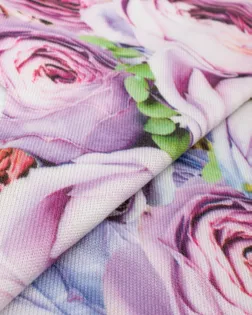 Купить Ткань для костюмов с узором розы Трикотаж термаль принт арт. ТВПП-17-1-23941.016 оптом в Караганде