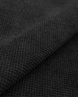 Купить Джерси для одежды черного цвета Трикотаж-велюр жаккард арт. ЖКТО-17-6-24012.012 оптом в Череповце
