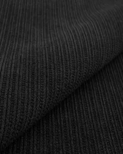 Купить Джерси для одежды черного цвета Трикотаж-велюр жаккард арт. ЖКТО-16-6-24012.006 оптом в Череповце