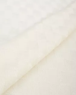 Купить Ткань Джерси молочного цвета из вискозы Трикотаж жаккард "Ангора Яго" арт. ЖКТО-18-1-24014.001 оптом в Караганде