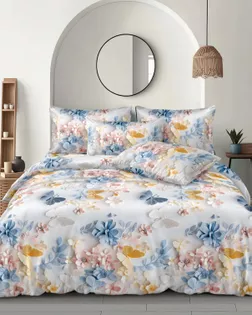 Сатин 50s принт 5D, 100%хб, 250см,115+/-5гр/м, диз. (BR-09) арт. СНБЛ-22-1-Б00681.007