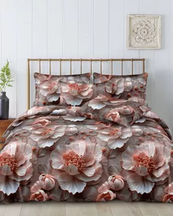 Сатин 50s принт 5D, 100%хб, 250см,115+/-5гр/м, диз. (BR-14) арт. СНБЛ-27-1-Б00681.012