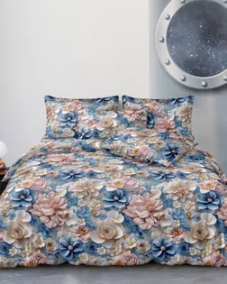 Сатин 50s принт 5D, 100%хб, 250см,115+/-5гр/м, диз. (BR-19) арт. СНБЛ-32-1-Б00681.017