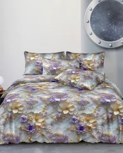 Сатин 50s принт 5D, 100%хб, 250см,115+/-5гр/м, диз. (BR-CZ0619-01) арт. СНБЛ-36-1-Б00681.021