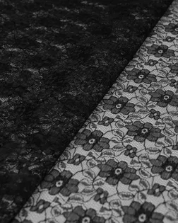 Купить Ткань кружево гипюр-фартук черного цвета из Китая Гипюр Джаз Д-2 арт. КПГН-28-2-20070.001 оптом в Набережных Челнах