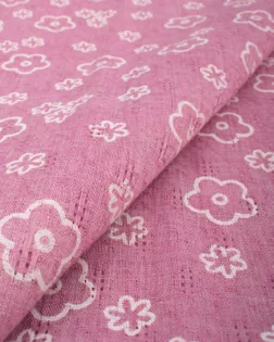 Купить Ткань рубашечные оттенок розовый Рубашечный жаккард принт арт. РБ-128-2-21361.002 оптом в Караганде