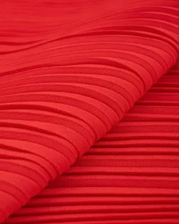 Купить Ткани для сарафанов цвет красный Шифон гофре арт. ПЛ-85-2-21415.002 оптом в Набережных Челнах
