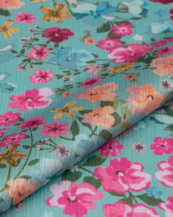 Ткань плательная шифон-сатин креш принт арт. ШКР-142-1-26989.006 Ткань плательная шифон-сатин креш принт арт. ШКР-142-1-26989.006