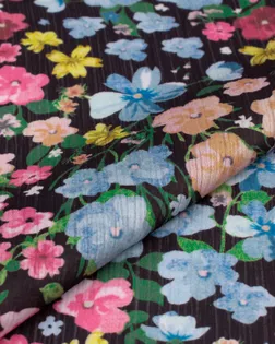 Ткань плательная шифон-сатин креш принт арт. ШКР-142-3-26989.008 Ткань плательная шифон-сатин креш принт арт. ШКР-142-3-26989.008