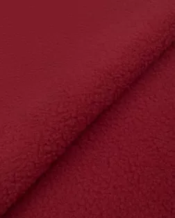 Купить Ткань для горнолыжной одежды цвет красный Флис однотонный 375г арт. ФЛД-4-4-23493.004 оптом в Караганде