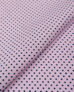 Купить Ткань плательные оттенок нежно-розовый Плательная принт горох арт. ПЛ-416-8-23581.008 оптом в Алматы