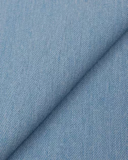 Купить Ткани костюмные для школьной формы цвет голубой Костюмная ткань "Ёлочка" арт. КСЭ-2-4-24456.004 оптом в Алматы