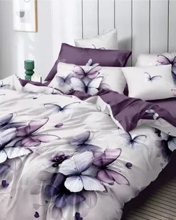 Поплин наб. ш.220см, пл.110+/-5гр/м2, рис.F-81000  А+В арт. ПК-2572-1-Б00239.267