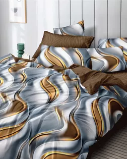 Поплин наб. ш.220см, пл.110+/-5гр/м2, рис.F-81006  А+В арт. ПК-2574-1-Б00239.269