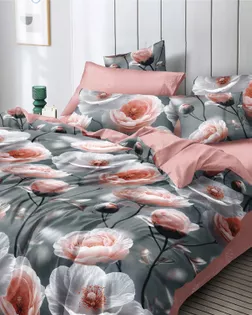 Поплин наб. ш.220см, пл.110+/-5гр/м2, рис.F-81014  А+В арт. ПК-2578-1-Б00239.273