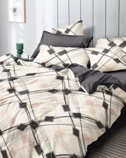 Поплин наб. ш.220см, пл.110+/-5гр/м2, рис.F-81018  А+В арт. ПК-2580-1-Б00239.275