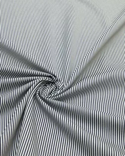 Купить Европейские ткани Джинса  рубашечно-плательная в полоску, цвет сине-белый арт. ГТ-8434-1-ГТ-11-10329-3-21-1 оптом