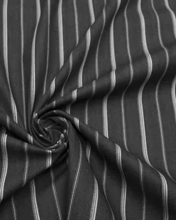 Купить Европейские ткани Джинса в широкую полоску, цвет черно-белый арт. ГТ-8436-1-ГТ-11-10349-3-37-1 оптом