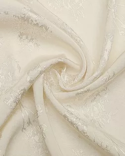 Жаккард, с фактурным рисунком "Белые розы" арт. ГТ-9306-1-ГТ12-11242-10-20-1