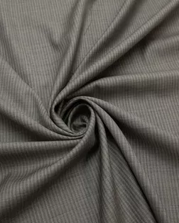Шерстяная костюмная ткань в полоску, цвет темно-серый арт. ГТ-8151-1-ГТ-17-10003-3-29-1