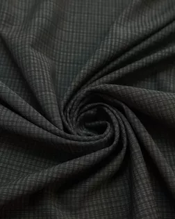 Шерстяная костюмная ткань в мелкую клетку, в серых тонах арт. ГТ-8197-1-ГТ-17-10051-4-29-1