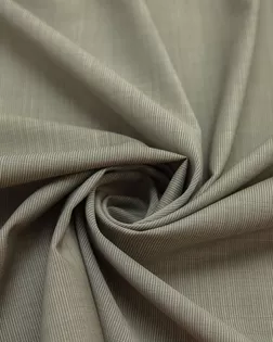 Шерстяная костюмная ткань в узкую полоску, цвет серо-бежевый арт. ГТ-8212-1-ГТ-17-10071-3-21-1