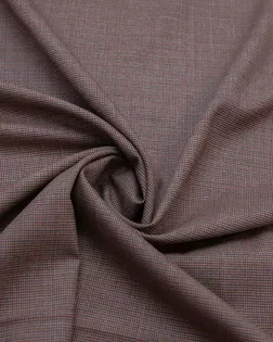 Двухсторонняя костюмная ткань в гусиную лапку, в коричневых цветах арт. ГТ-8226-1-ГТ-17-10088-5-14-1