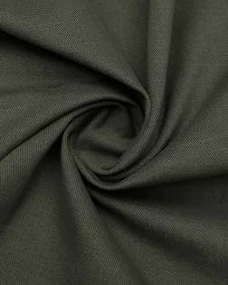Костюмная ткань, цвет "Тёмный хаки" арт. ГТ-9299-1-ГТ17-11198-1-36-1