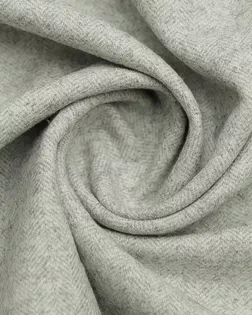 Плотная шерстяная костюмная ткань, "Ёлочка", светло-серого цвета арт. ГТ-9471-1-ГТ17-11410-15-29-1