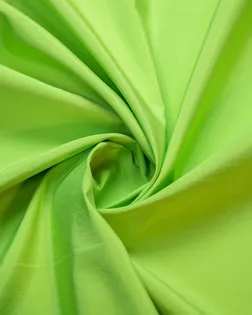 Курточная ткань дублированная с мелким принтом, неоново-зеленый цвет арт. ГТ-6903-1-ГТ-20-8738-2-21-3