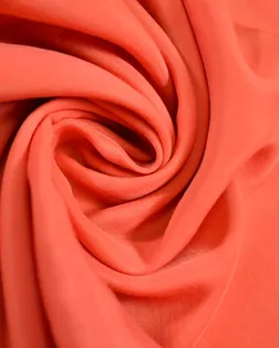 Купить Европейские ткани Ткань блузочная, цвет: международный оранжевый арт. ГТ-765-1-ГТ0024864 оптом в Тамбове