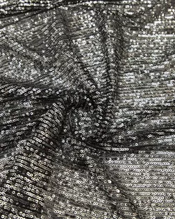 Купить Европейские ткани Ткань плательная с пайетками "Серебряные ручейки" арт. ГТ-8326-1-ГТ-25-10198-1-28-1 оптом
