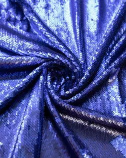 Купить Пайетки европейская Ткань плательная с пайетками-перевертышами, синего цвета арт. ГТ-6908-1-ГТ-25-8744-1-30-1 оптом в Казахстане