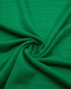 Купить Европейские ткани Пальтовая ткань с коротким ворсом в диагональную полоску, цвет зеленый арт. ГТ-8352-1-ГТ-26-10216-1-10-1 оптом