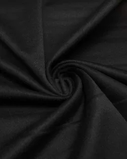 Купить Европейские ткани Пальтовая ткань с коротким ворсом, чёрного цвета арт. ГТ-8356-1-ГТ-26-10238-1-38-1 оптом
