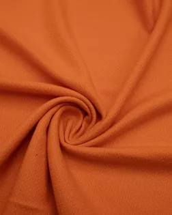 Двухсторонняя пальтовая ткань с вязанной фактурой, цвет оранжевый арт. ГТ-8500-1-ГТ-26-10409-1-24-1
