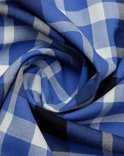 Плательная ткань в клетку в синих тонах арт. ГТ-8878-1-ГТ-28-10791-4-30-1 Плательная ткань в клетку в синих тонах арт. ГТ-8878-1-ГТ-28-10791-4-30-1