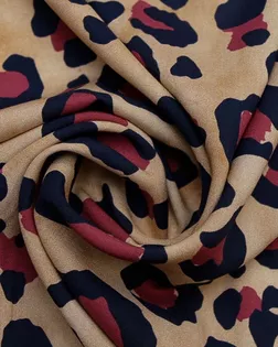 Плательно-блузочная ткань с малиновыми и черными пятнышками на светло-коралловом фоне арт. ГТ-8914-1-ГТ-28-10814-16-21-1 Плательно-блузочная ткань с малиновыми и черными пятнышками на светло-коралловом фоне арт. ГТ-8914-1-ГТ-28-10814-16-21-1