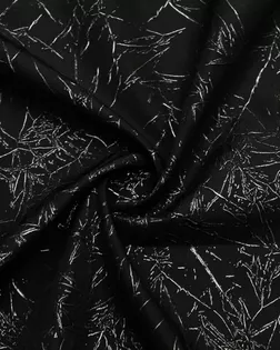 Фактурная плательная ткань "Чёрный мрамор" арт. ГТ-9691-1-ГТ28-11685-2-37-1