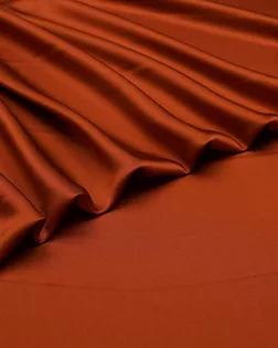 Купить Европейские ткани Плательная ткань, "Кади" атласное, цвет горячего шоколада арт. ГТ-5714-1-ГТ-28-7464-1-14-1 оптом в Набережных Челнах