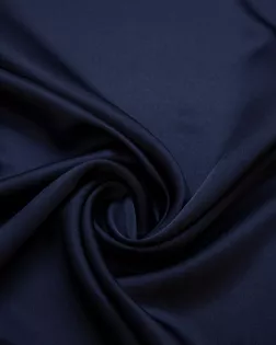 Купить Европейские ткани Плательная ткань Кади атласное, цвет темно-синий арт. ГТ-6789-1-ГТ-28-8633-1-30-1 оптом