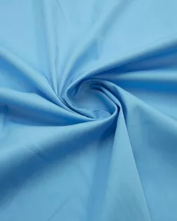 Классическая сорочечная ткань однотонная, цвет ярко-голубой арт. ГТ-8127-1-ГТ-34-9938-1-7-1