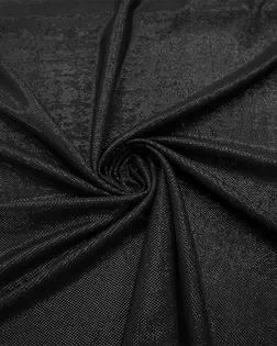 Трикотаж с поверхностью "соты", с люрексом, цвет черный арт. ГТ-8020-1-ГТ-36-9803-1-38-3