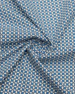 Костюмно-плательный хлопок, в стиле "Якорная цепочка" арт. ГТ-9347-1-ГТ38-11248-2-21-1