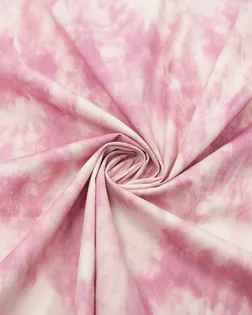 Купить Хлопок рубашечно-плательный с рисунком тай-дай, цвет розовый арт. ГТ-7854-1-ГТ-38-9695-2-26-1 оптом в Тамбове